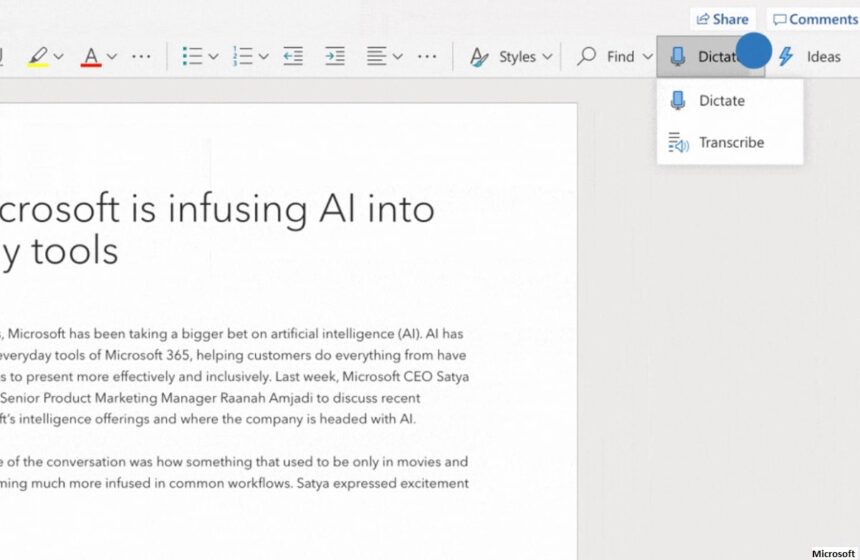 Microsoft transcripción de audio