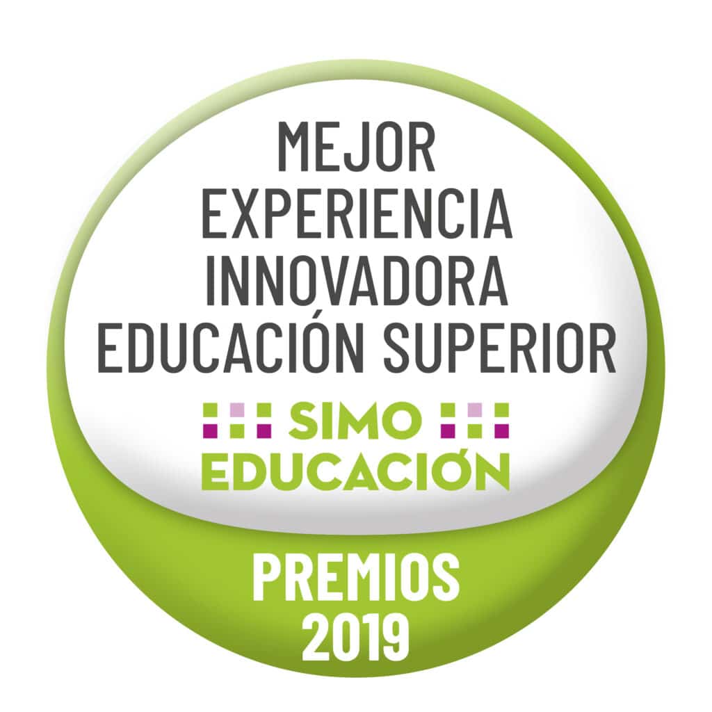 Sello De Simo Educación 2019 - Premio Mejor Experiencia Innovadora Educación Superior