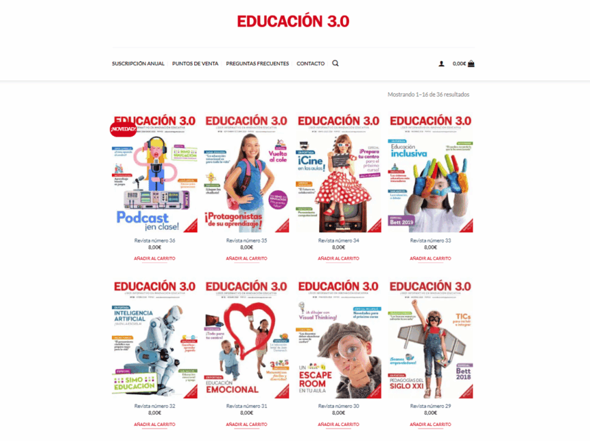 tienda online EDUCACIÓN 3.0