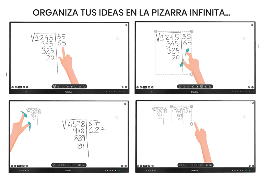 Pizarra infinita TLM80 Traulux