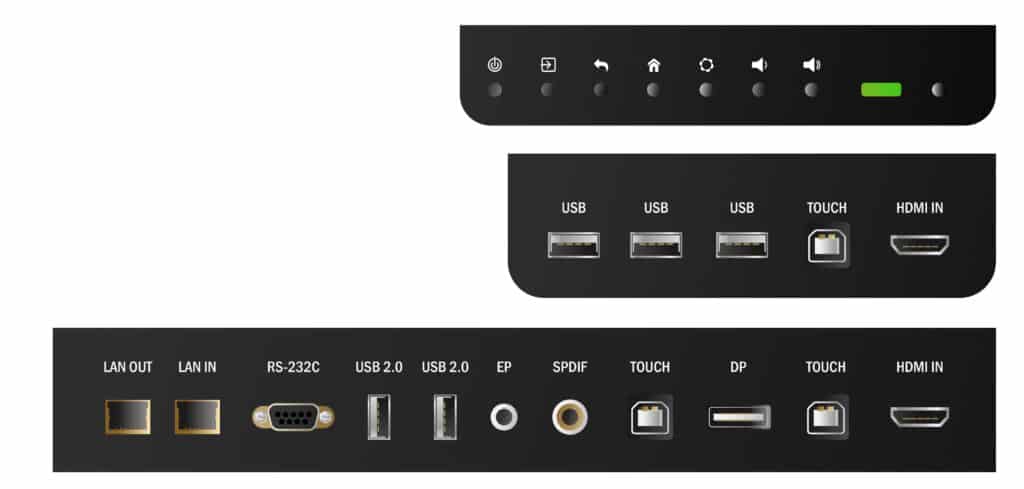 Monitores interactivos autónomos