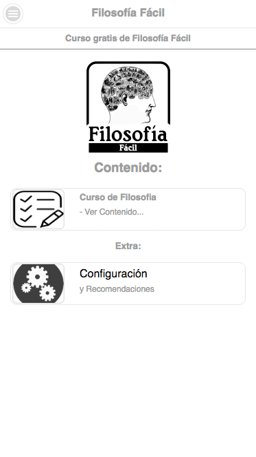 Filosofía Fácil Apps para trabajar Filosofía