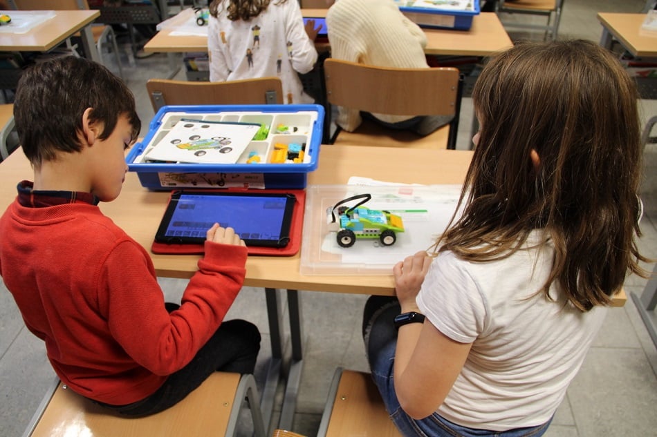 Alumnos de Infantil y Primaria del Colegio Sagrado Corazón 