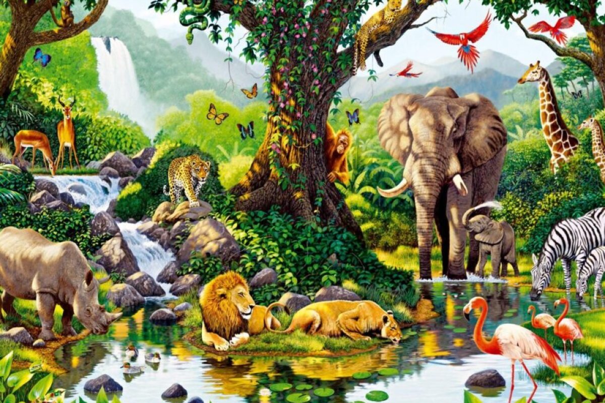 Jungla flora y fauna