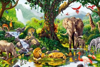 Jungla flora y fauna