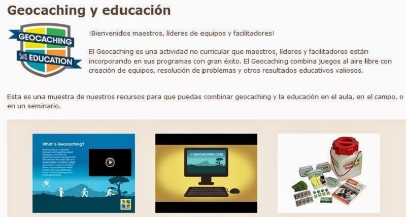 geocaching y educación