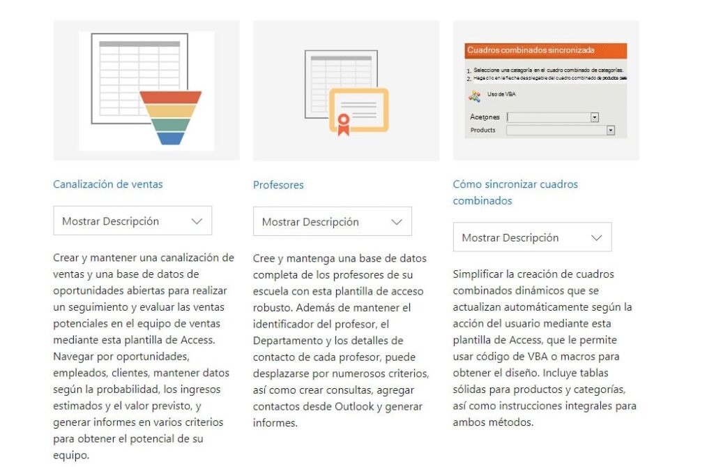 Plantilla Access Docentes