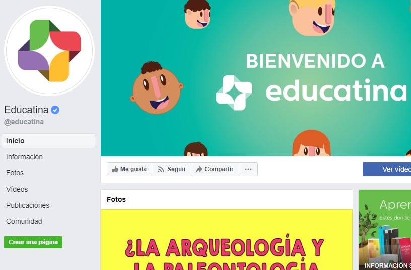 Educatina Páginas De Facebook Educativas