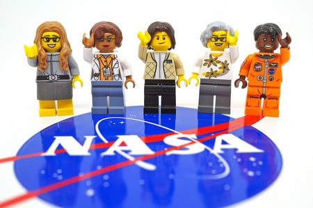 LEGO mujeres de la agencia espacial NASA