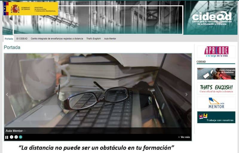 CIDEAD recursos para estudiar desde casa