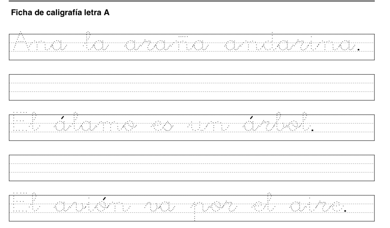 Caligrafía En Pdf 22 Recursos Para Trabajar Dentro Y Fuera Del Aula