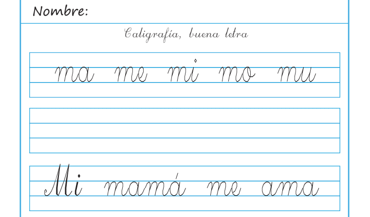 Caligrafía en PDF: 22 recursos para trabajar dentro y fuera del aula