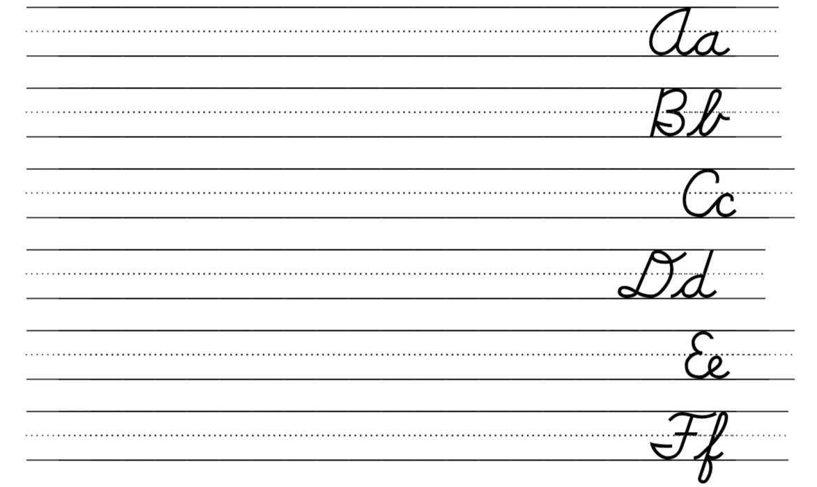 Caligrafía En Pdf: Recursos Para Trabajar Dentro Y Fuera Del Aula
