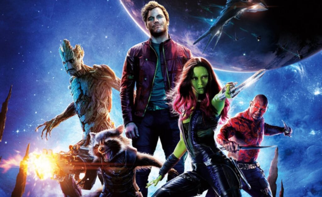 Drax, Groot, Gamora y Rocket 