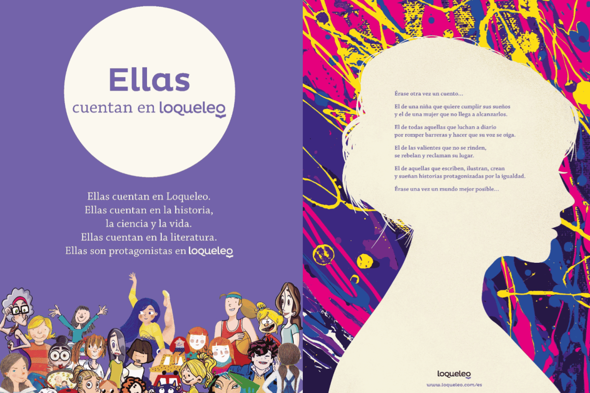 En estos libros... ellas cuentan loqueleo santillana
