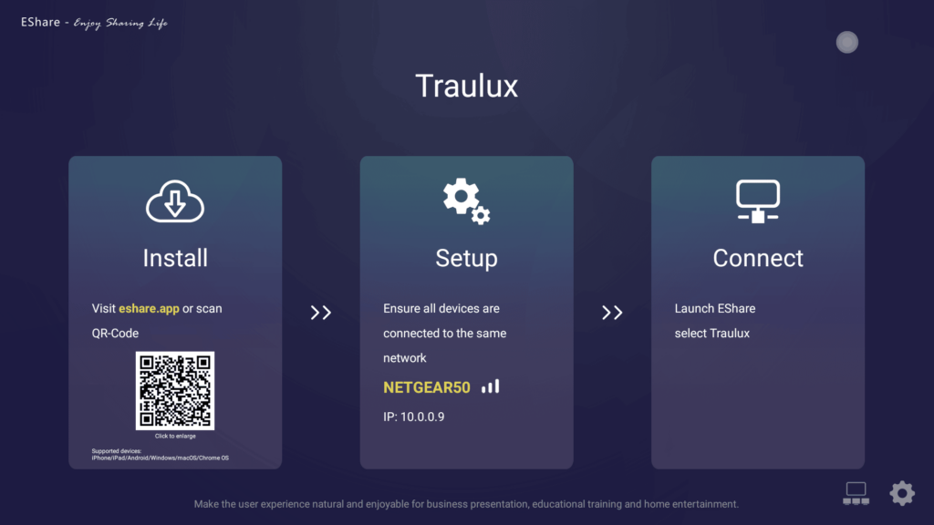 Traulux Monitor Interactivo