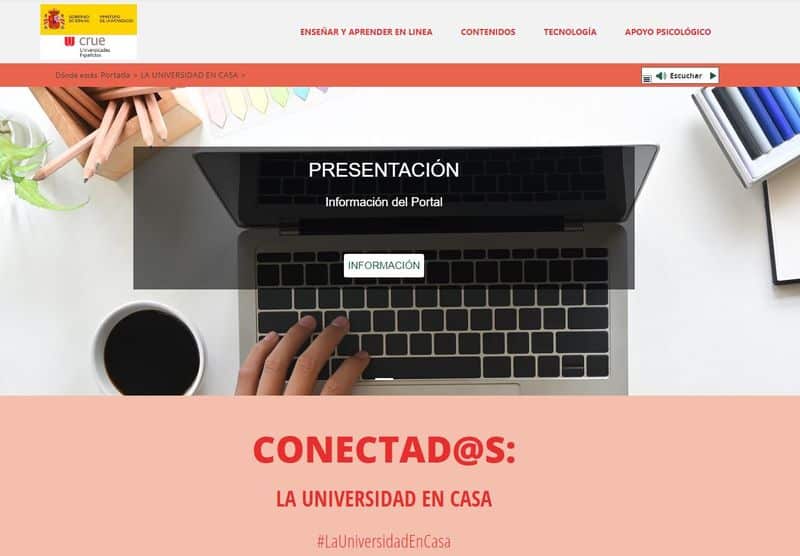 Conectad@S: La Universidad En Casa