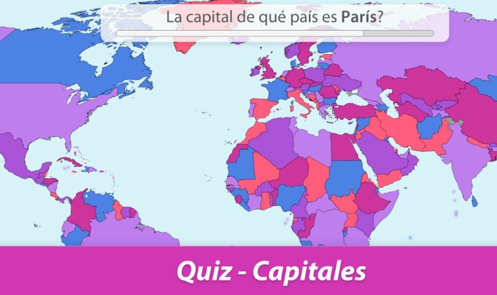 Mapa Mundial Con 214 Países