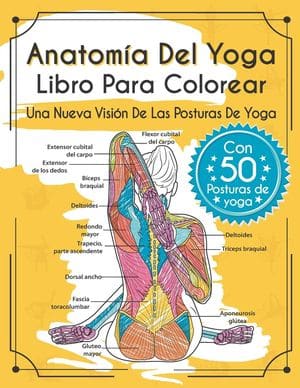 Anatomía del yoga: libro para colorear