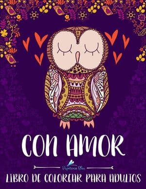 Con amor: libro de colorear para adultos