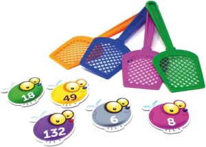 Las tablas de multiplicar con matamoscas