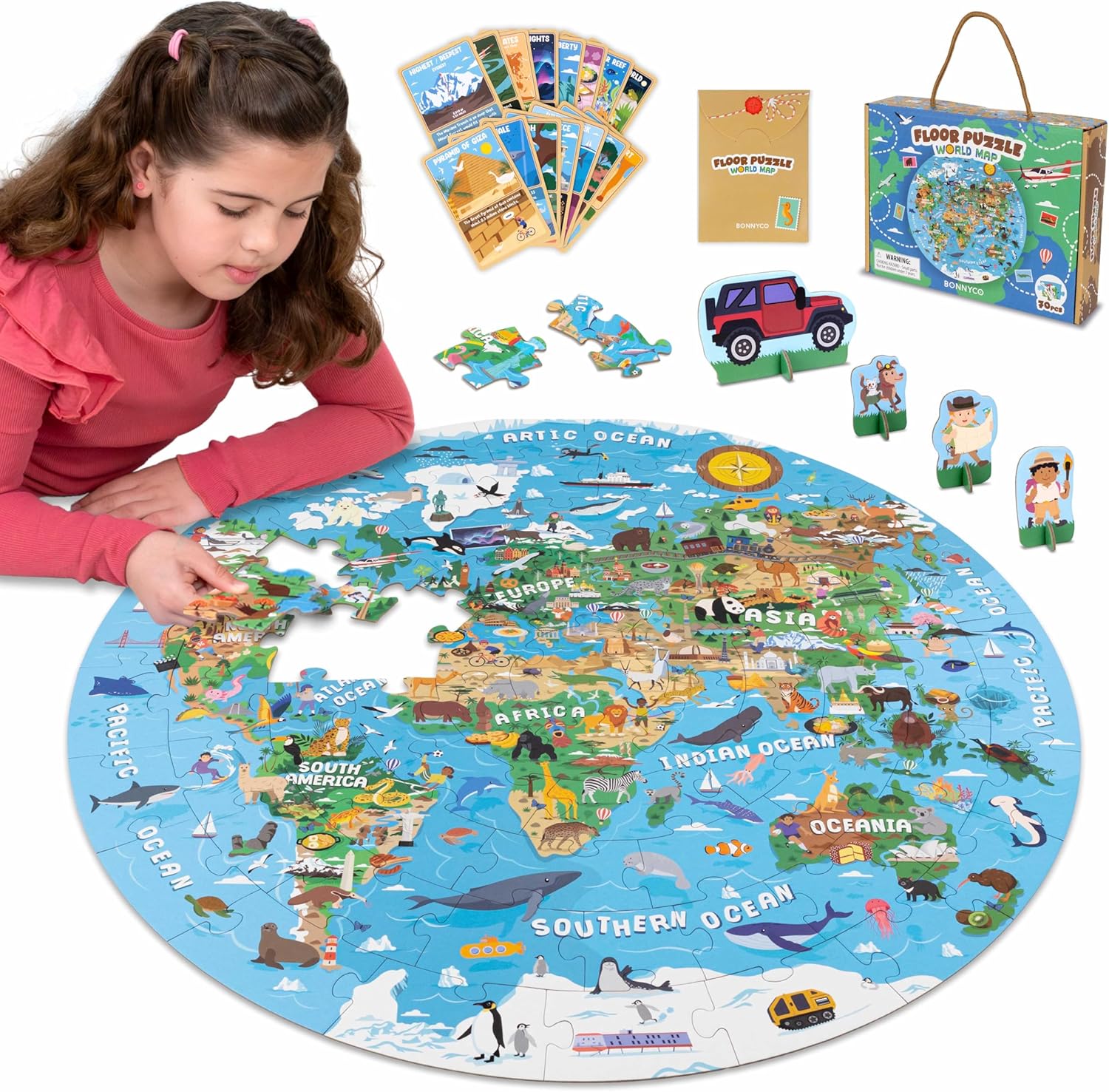 puzle juegos de mesa para repasar geografía