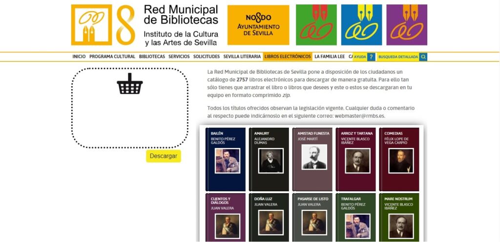 Red Municipal De Bibliotecas De Sevilla: Libros Electrónicos Gratuitos