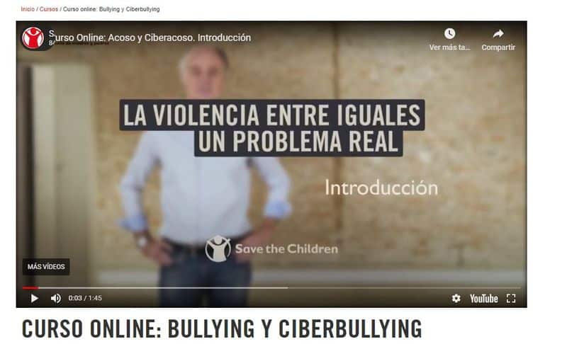 Curso online: Bullying y Ciberbullying 