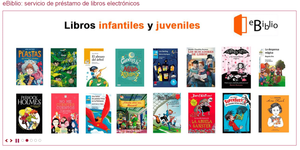 eBiblio: Bibliotecas online