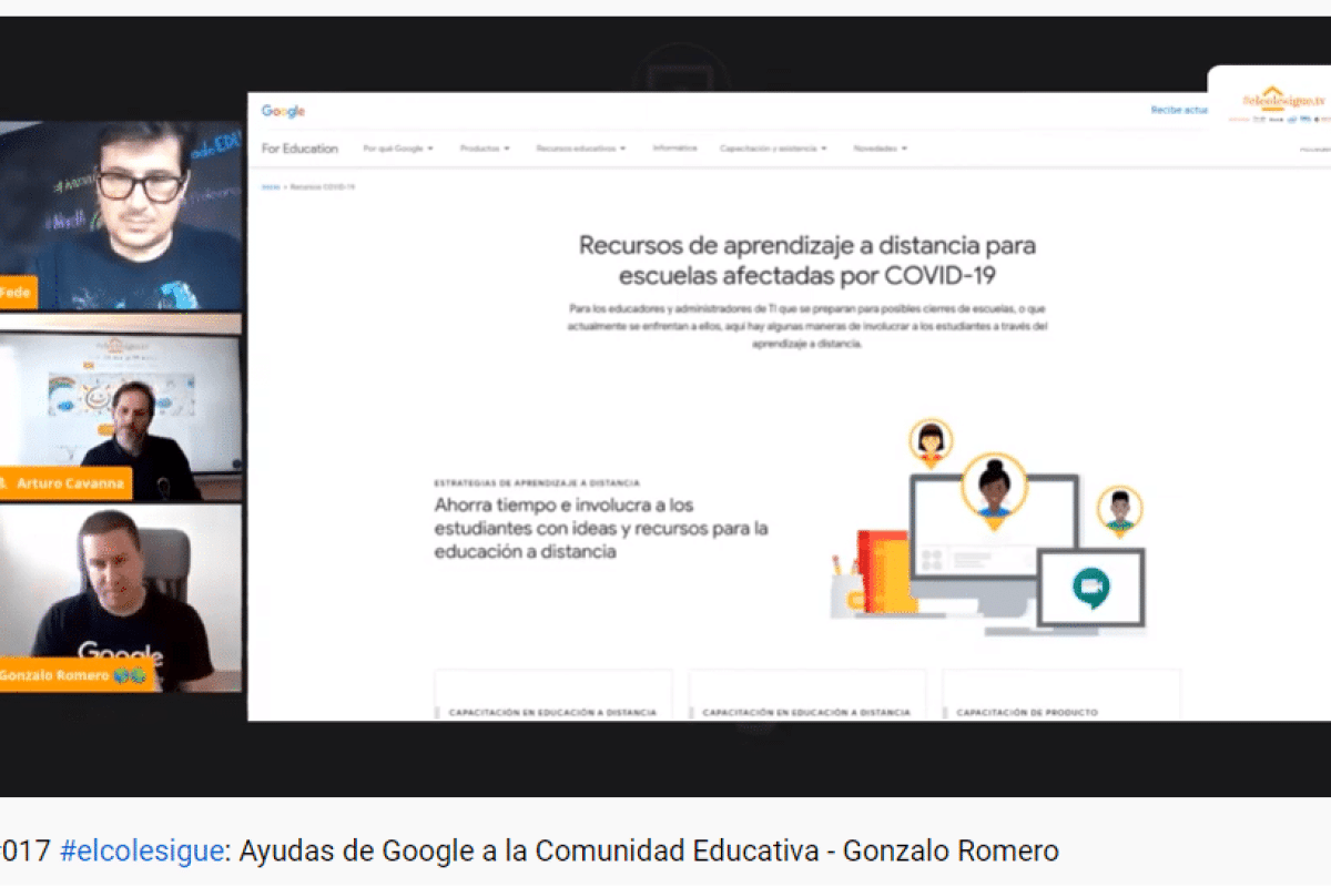 #elcolesigue.tv, una iniciativa dirigida a la formación de los docentes elcolesigue interior 1