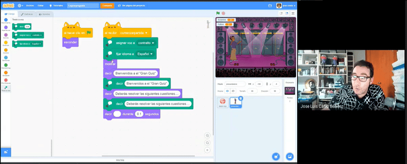 Clase Virtual Con Scratch 3.0. 