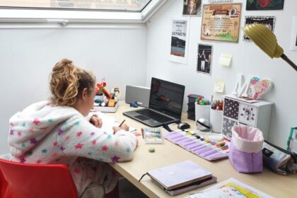 estudiantes confinamiento