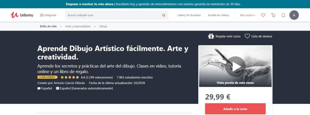 Curso para aprender dibujo artístico fácilmente