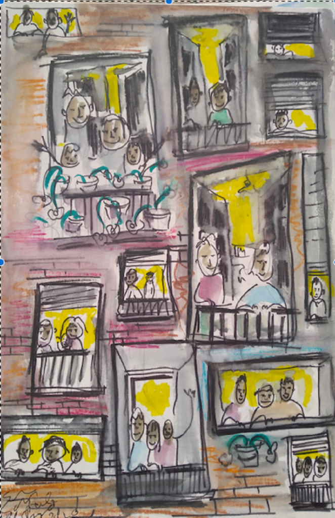 Más Allá Del Balcón - Cuaderno Confinamiento Ilustración De Eva Prol Sanjurjo - Un Recurso Emocional Gratuito Para Niños