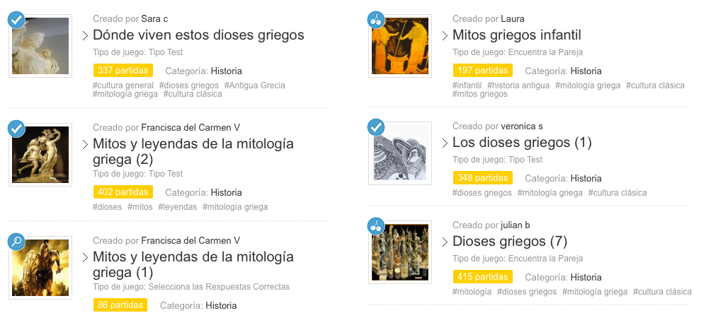 Mitología griega mitos y leyendas