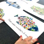 arte y diseño gráfico proyecto fishes