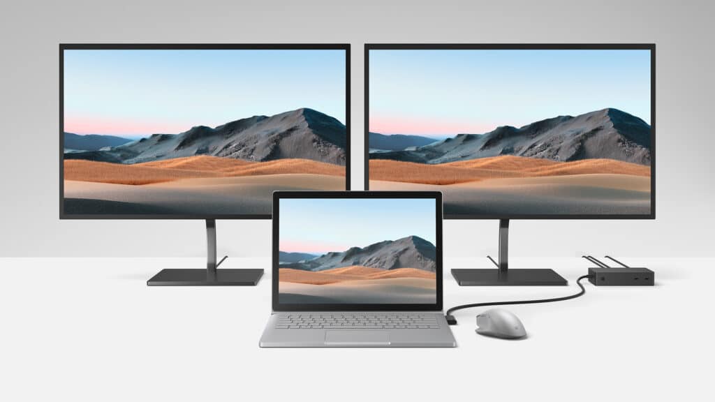 Surface Dock 2 con Surface Book 3