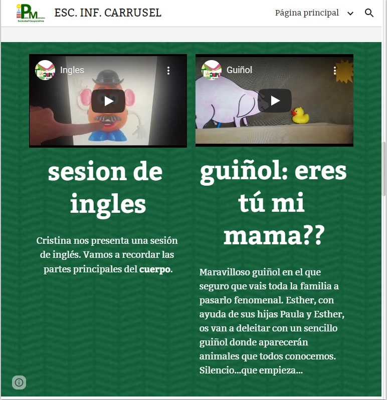 espacio online escuela infantil