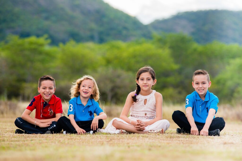 niños al aire libre síndrome de la cabaña