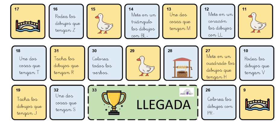 Juego Dela Oca Para Preescolar Interactivo} - Juego De La ...