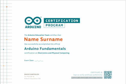 Certificación Arduino Education