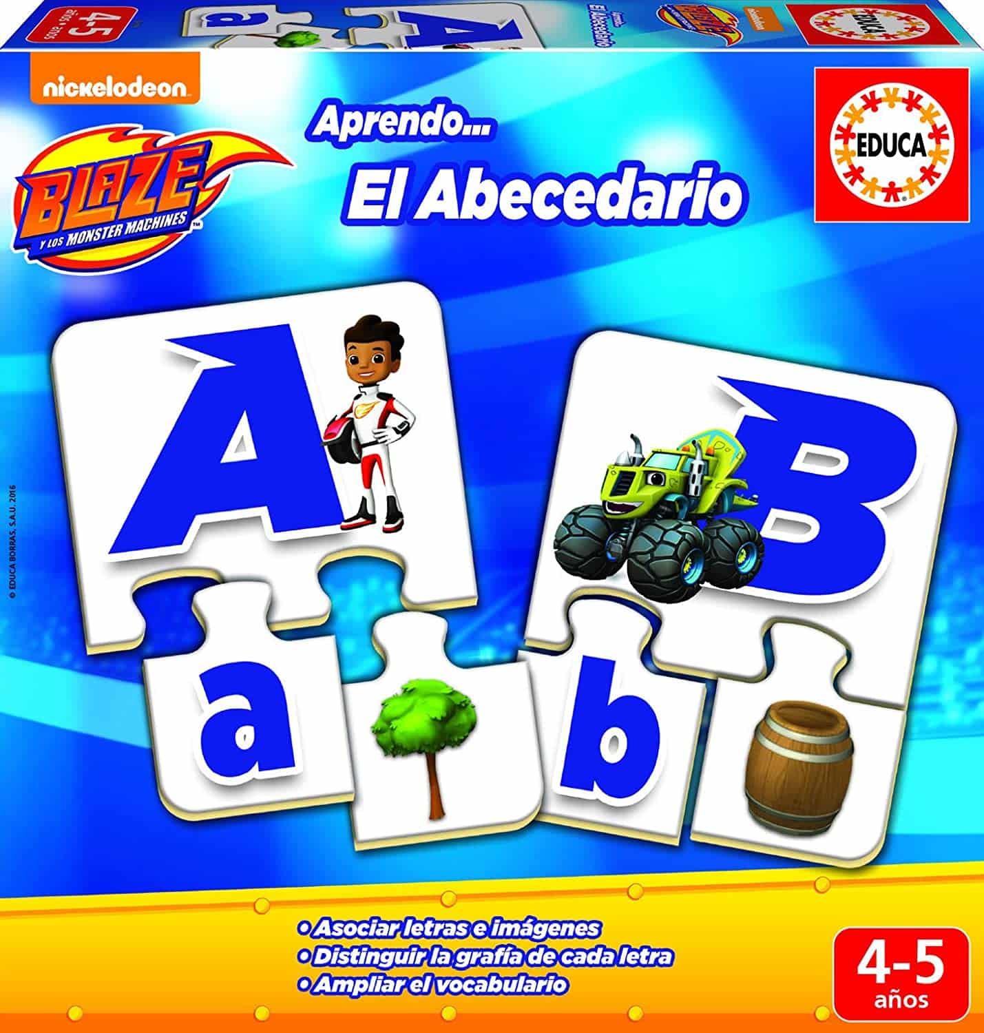 Asociar Las Letras Con Juegos De Mesa Abecedario