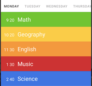 Horario De Clases