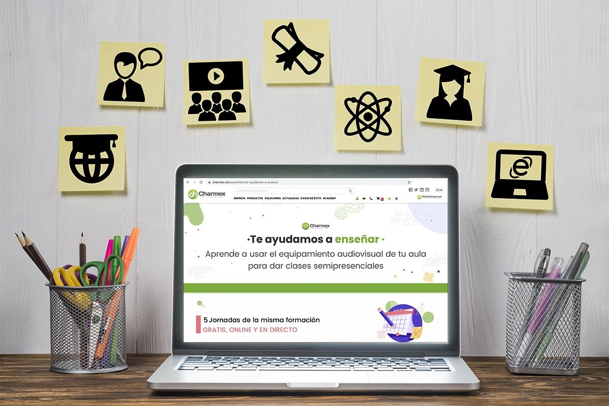Aprende a utilizar el equipamiento audiovisual en las clases semipresenciales equipamiento audiovisual