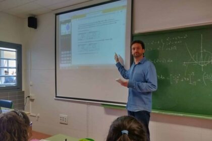 Calculadora gráfica en clase