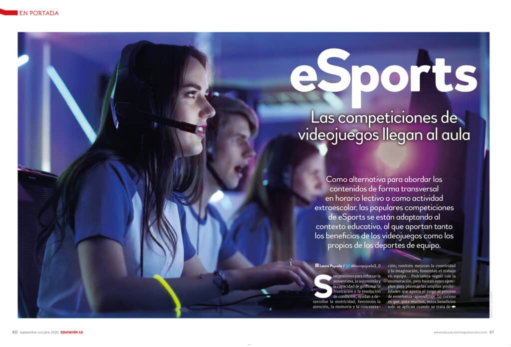 EN PORTADA 39 de la revista EDUCACIÓN