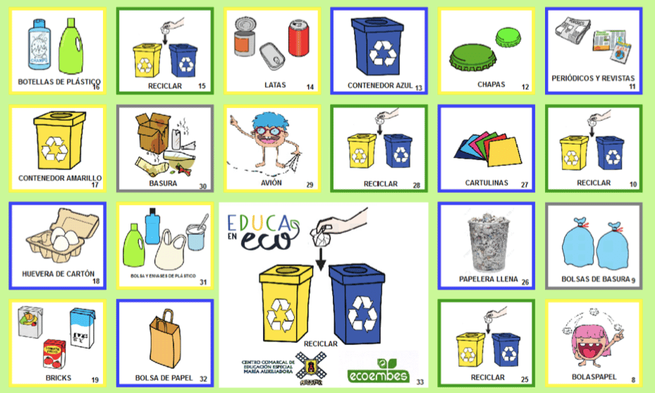 El 'Juego de la Oca del Reciclaje' enseña a los niños de una forma  divertida cómo reciclar