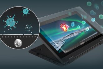 portátiles a prueba de microbios