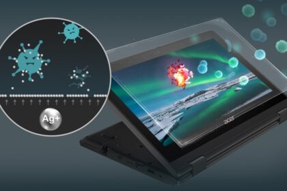 portátiles a prueba de microbios