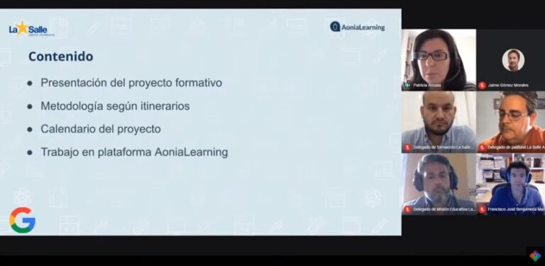 Competencias digitales docentes: Aonia Educación y La Salle Andalucía